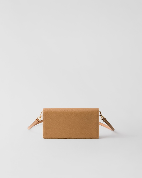 Saffiano leather mini-bag - Natural Saffiano leather mini-bag - Natural