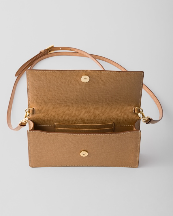 Saffiano leather mini-bag - Natural Saffiano leather mini-bag - Natural