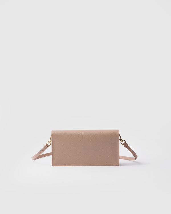Saffiano leather mini-bag - Powder Pink Saffiano leather mini-bag - Powder Pink