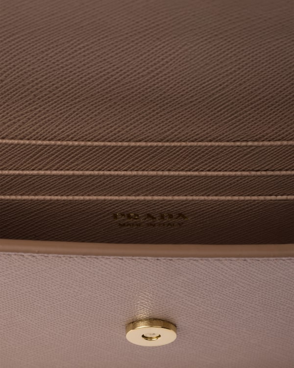 Saffiano leather mini-bag - Powder Pink Saffiano leather mini-bag - Powder Pink