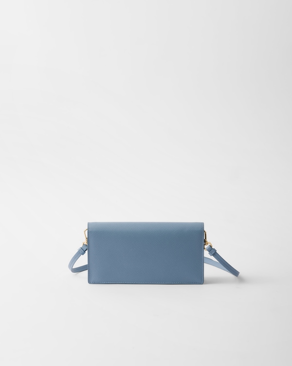 Saffiano leather mini-bag - Astral Blue Saffiano leather mini-bag - Astral Blue