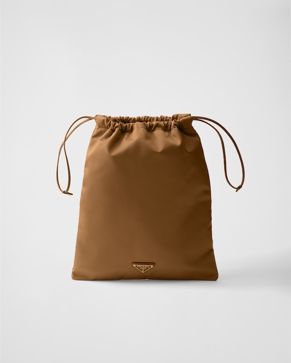Prada Wish Re-Nylon pouch - Brandy Prada Wish Re-Nylon pouch - Brandy