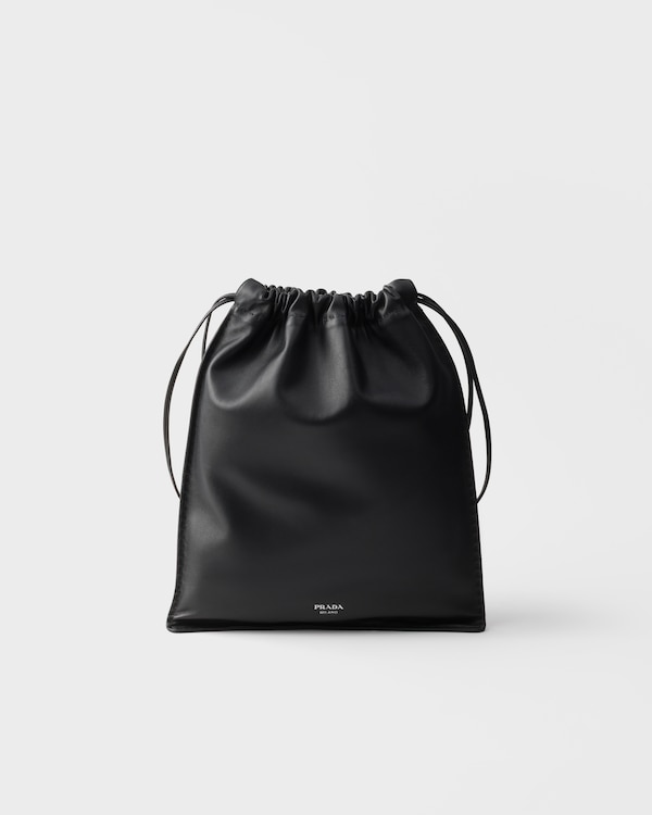 Prada Wish nappa leather pouch - Black Prada Wish nappa leather pouch - Black