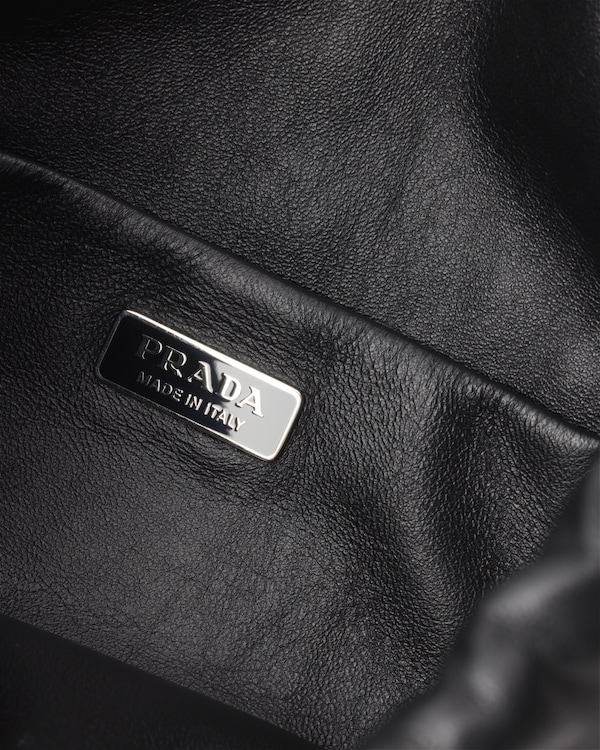 Prada Wish nappa leather pouch - Black Prada Wish nappa leather pouch - Black