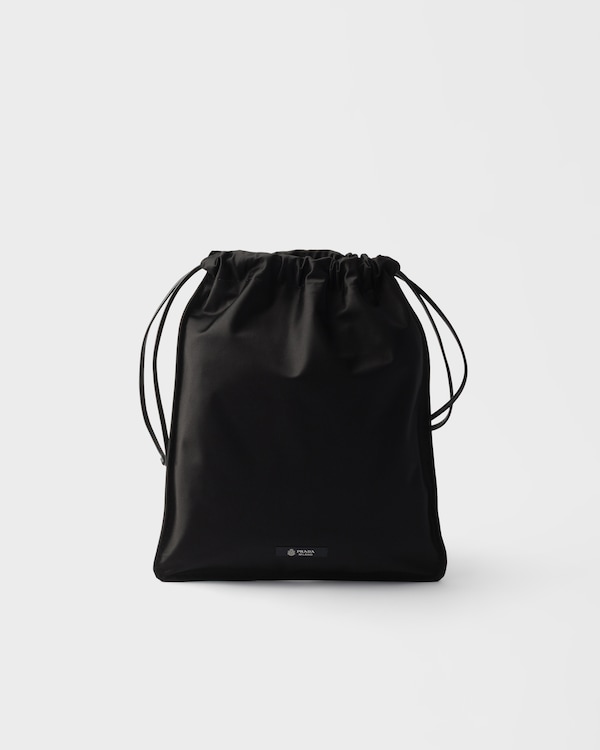 Prada Wish silk duchesse pouch - Black Prada Wish silk duchesse pouch - Black