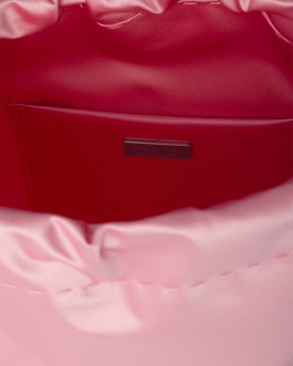 Prada Wish silk duchesse pouch - Petal Pink Prada Wish silk duchesse pouch - Petal Pink