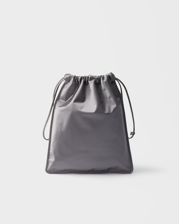 Prada Wish silk duchesse pouch - Hematite Prada Wish silk duchesse pouch - Hematite