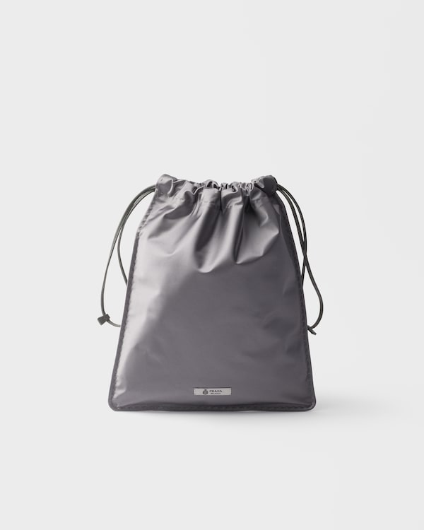 Prada Wish silk duchesse pouch - Hematite Prada Wish silk duchesse pouch - Hematite