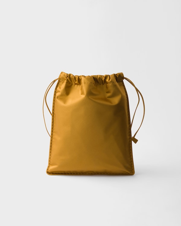 Prada Wish silk duchesse pouch - Whiskey Prada Wish silk duchesse pouch - Whiskey