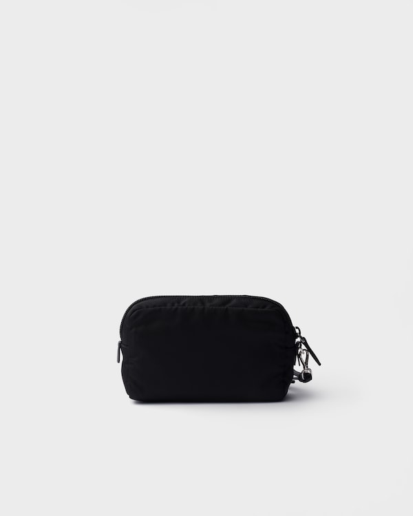Small Re-Nylon pouch - Black Small Re-Nylon pouch - Black