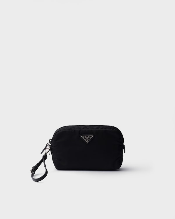 Small Re-Nylon pouch - Black Small Re-Nylon pouch - Black