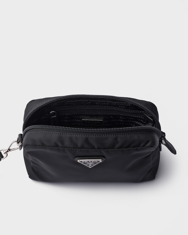 Small Re-Nylon pouch - Black Small Re-Nylon pouch - Black