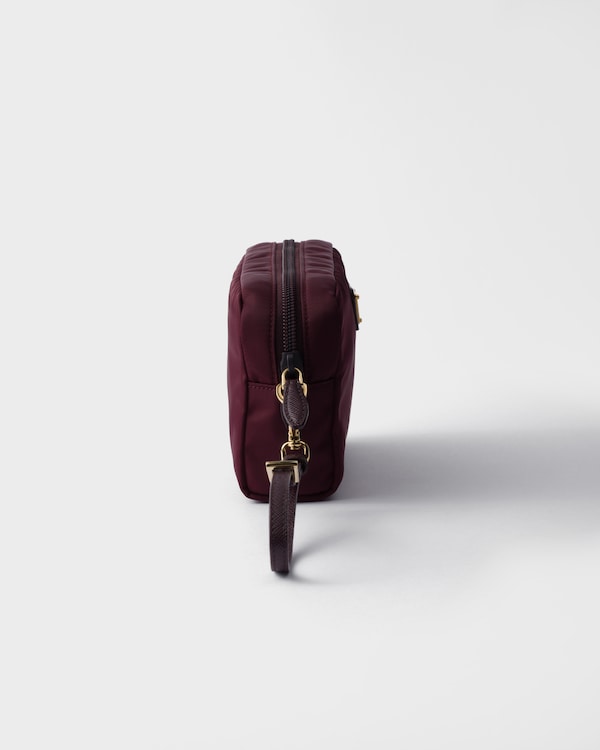 Small Re-Nylon pouch - Burgundy Small Re-Nylon pouch - Burgundy
