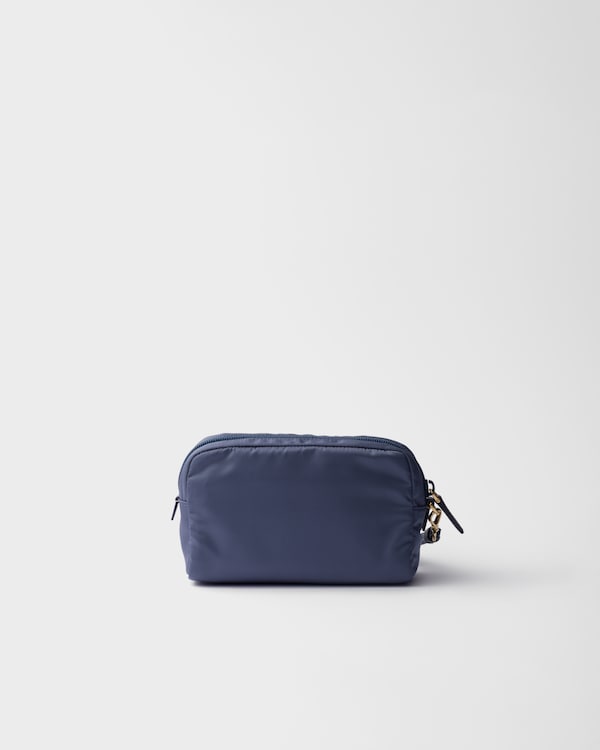 Small Re-Nylon pouch - Aviation Blue Small Re-Nylon pouch - Aviation Blue