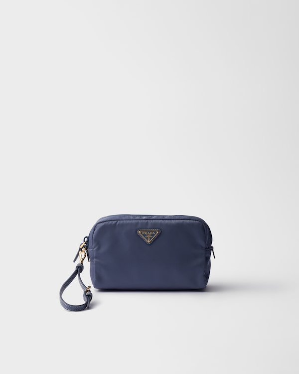 Small Re-Nylon pouch - Aviation Blue Small Re-Nylon pouch - Aviation Blue