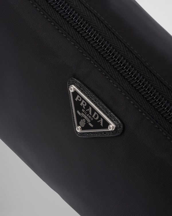 Medium Re-Nylon pouch - Black Medium Re-Nylon pouch - Black