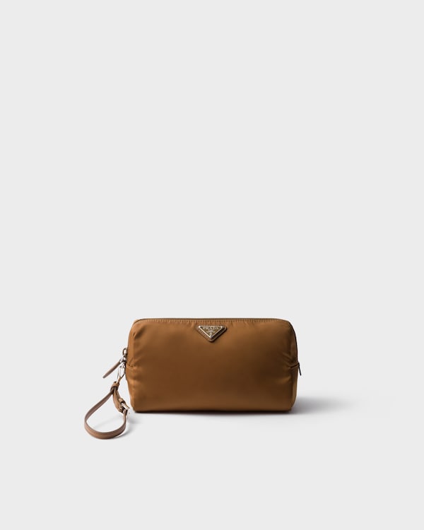 Medium Re-Nylon pouch - Brandy Medium Re-Nylon pouch - Brandy