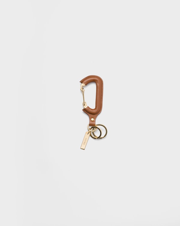 Leather keychain - Cognac Leather keychain - Cognac