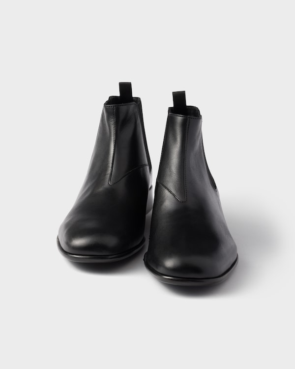 Leather booties - Black Leather booties - Black