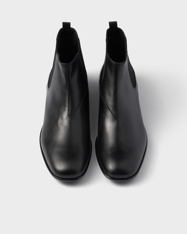 Leather booties - Black Leather booties - Black