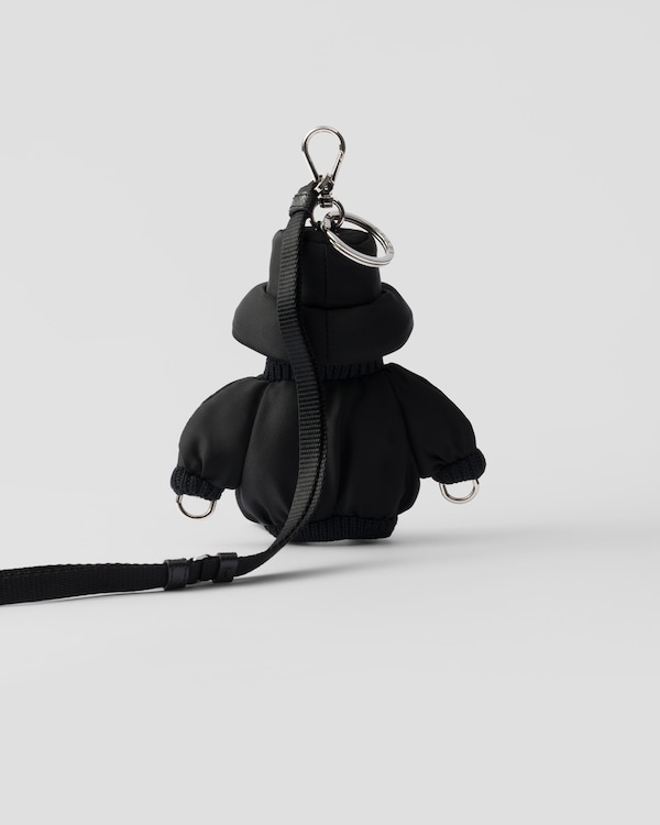 Soft Robot Re-Nylon keychain charm with shoulder strap - Black Soft Robot Re-Nylon keychain charm with shoulder strap - Black