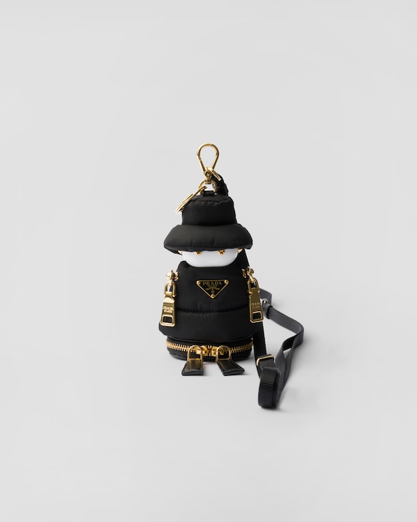 Soft Robot Re-Nylon keychain charm - Black Soft Robot Re-Nylon keychain charm - Black