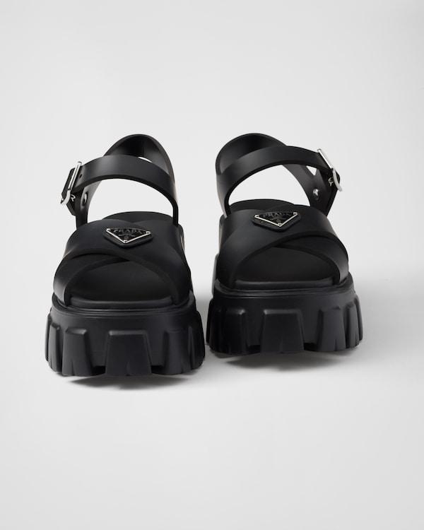 Monolith rubber sandals - Black Monolith rubber sandals - Black