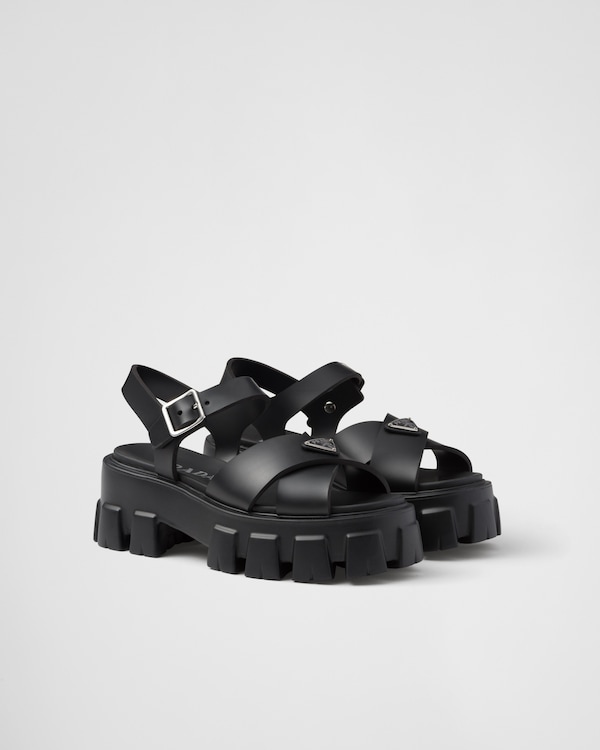 Monolith rubber sandals - Black Monolith rubber sandals - Black