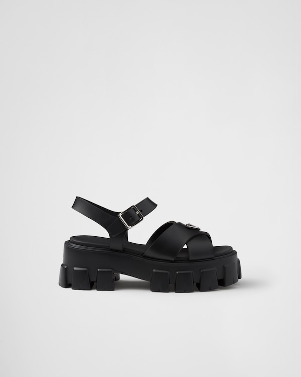 Monolith rubber sandals - Black Monolith rubber sandals - Black