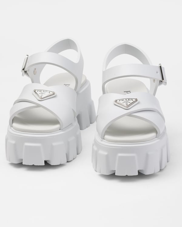 Monolith rubber sandals - White Monolith rubber sandals - White
