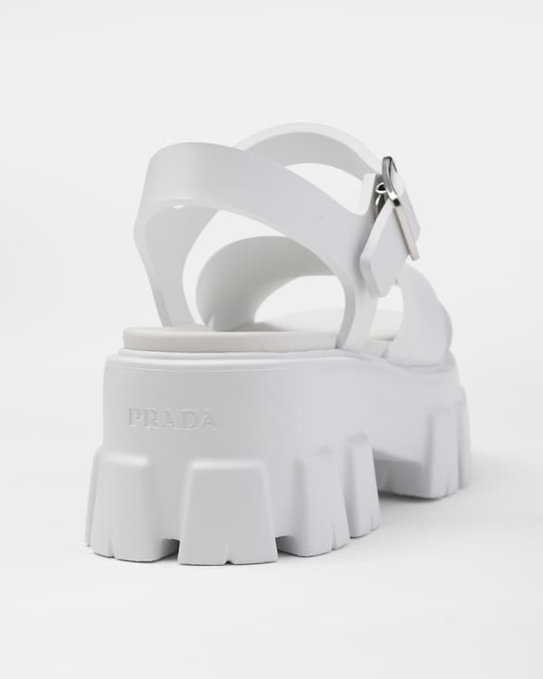 Monolith rubber sandals - White Monolith rubber sandals - White
