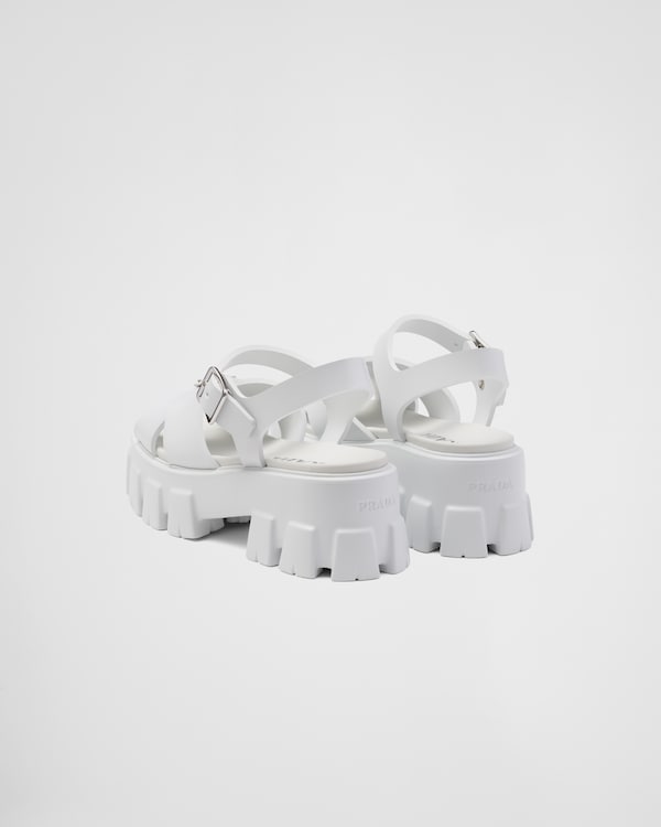 Monolith rubber sandals - White Monolith rubber sandals - White