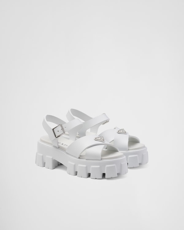 Monolith rubber sandals - White Monolith rubber sandals - White