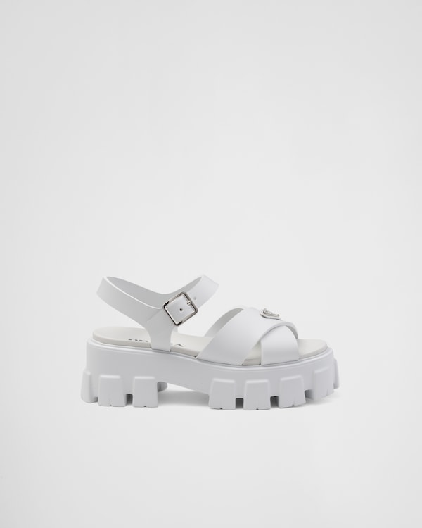 Monolith rubber sandals - White Monolith rubber sandals - White