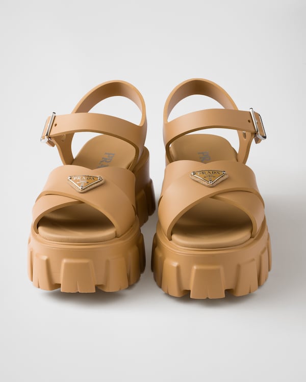 Monolith rubber sandals - Barley Monolith rubber sandals - Barley