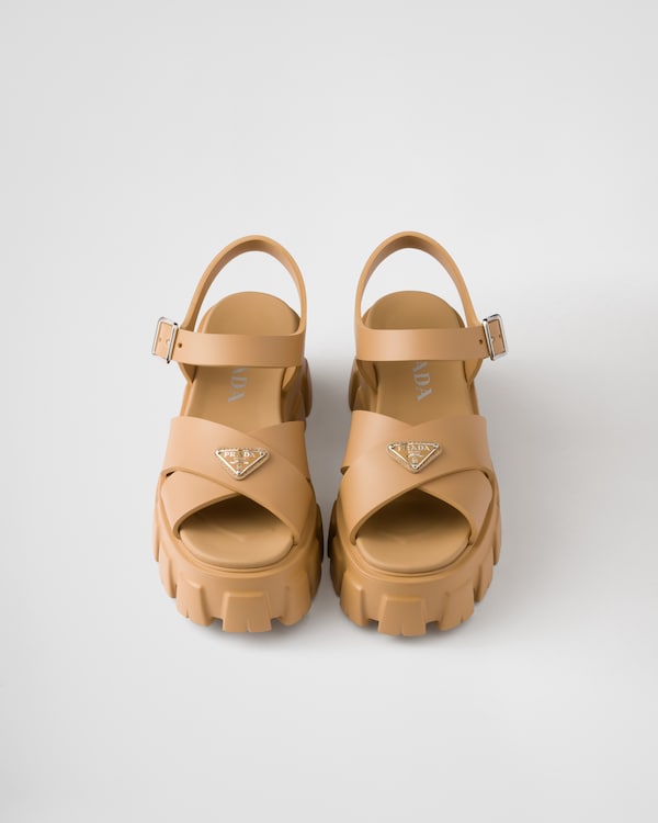 Monolith rubber sandals - Barley Monolith rubber sandals - Barley