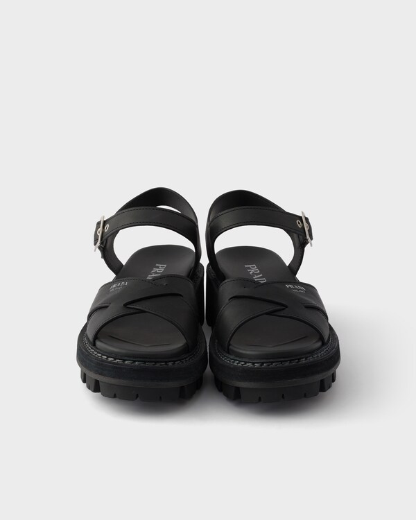 Leather sandals - Black Leather sandals - Black