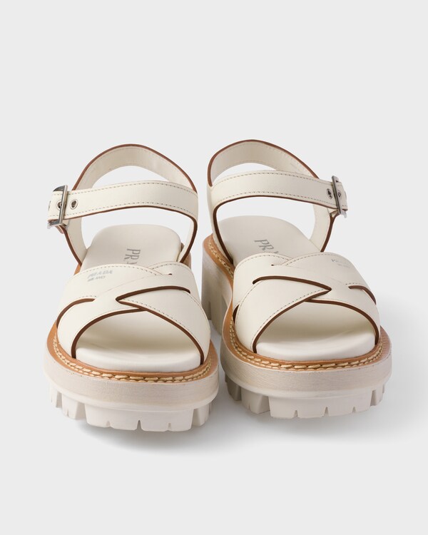 Leather sandals - Chalk White Leather sandals - Chalk White