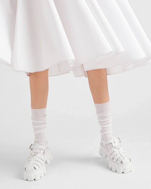 Rubber Monolith sandals - White Rubber Monolith sandals - White