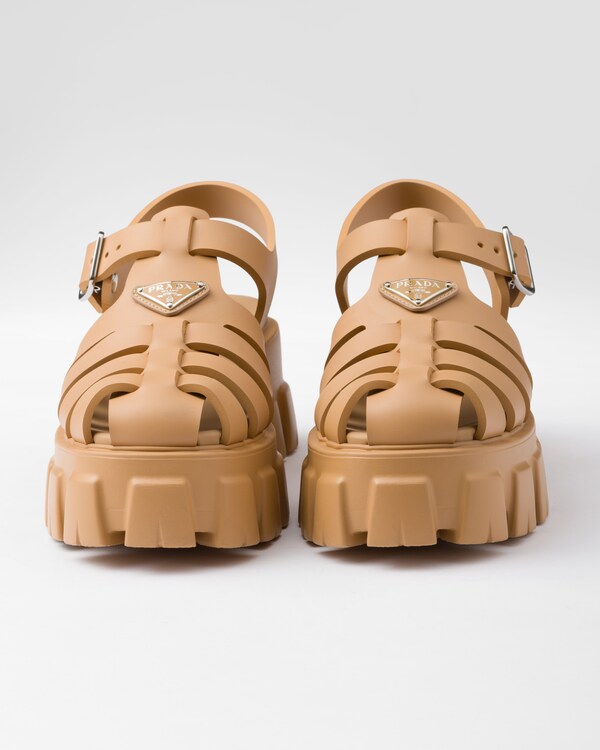 Rubber Monolith sandals - Barley Rubber Monolith sandals - Barley
