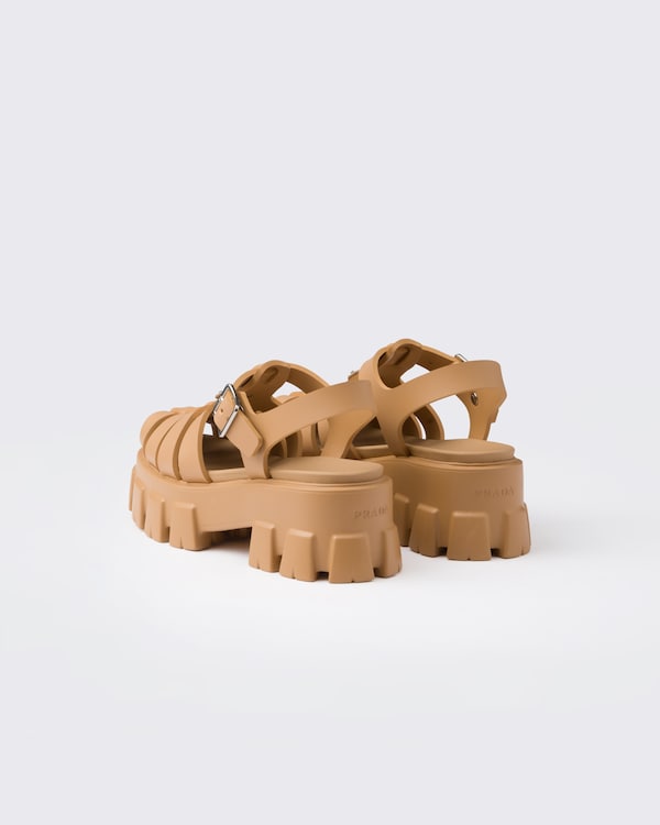 Rubber Monolith sandals - Barley Rubber Monolith sandals - Barley