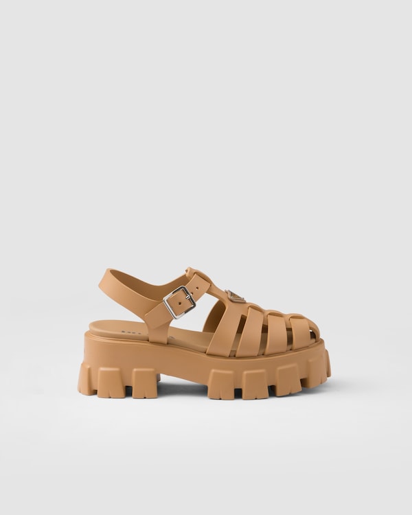 Rubber Monolith sandals - Barley Rubber Monolith sandals - Barley