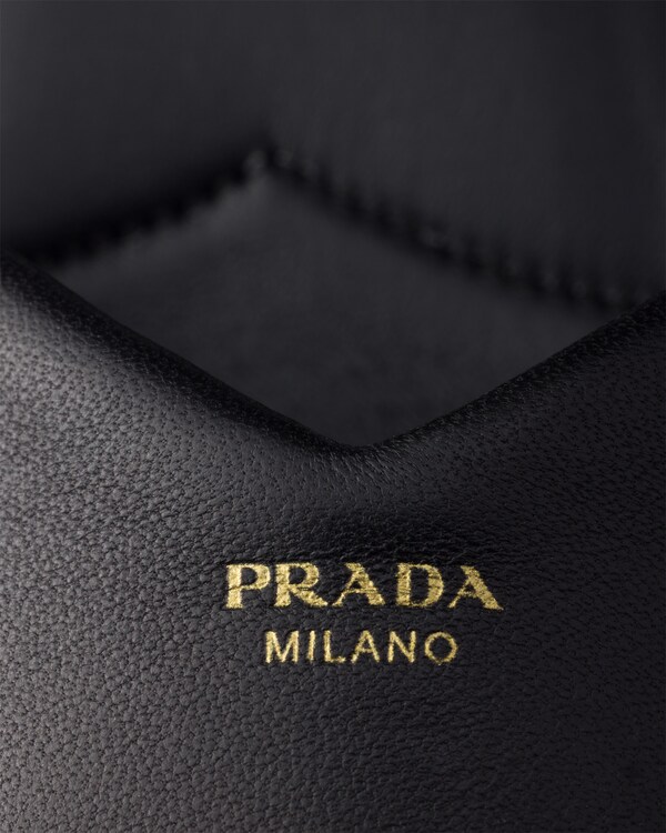Padded nappa leather sandals - Black Padded nappa leather sandals - Black