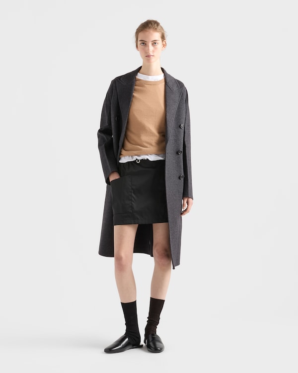 Re-Nylon miniskirt - Black Re-Nylon miniskirt - Black