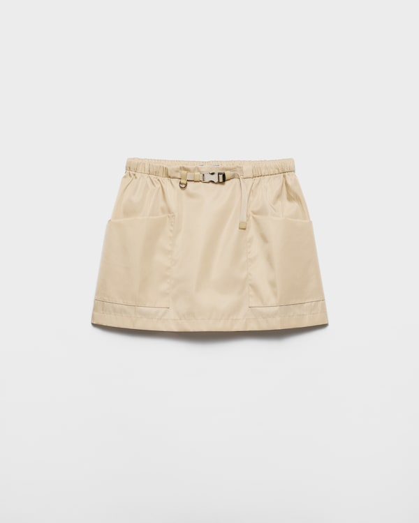 Re-Nylon miniskirt - Desert Beige Re-Nylon miniskirt - Desert Beige