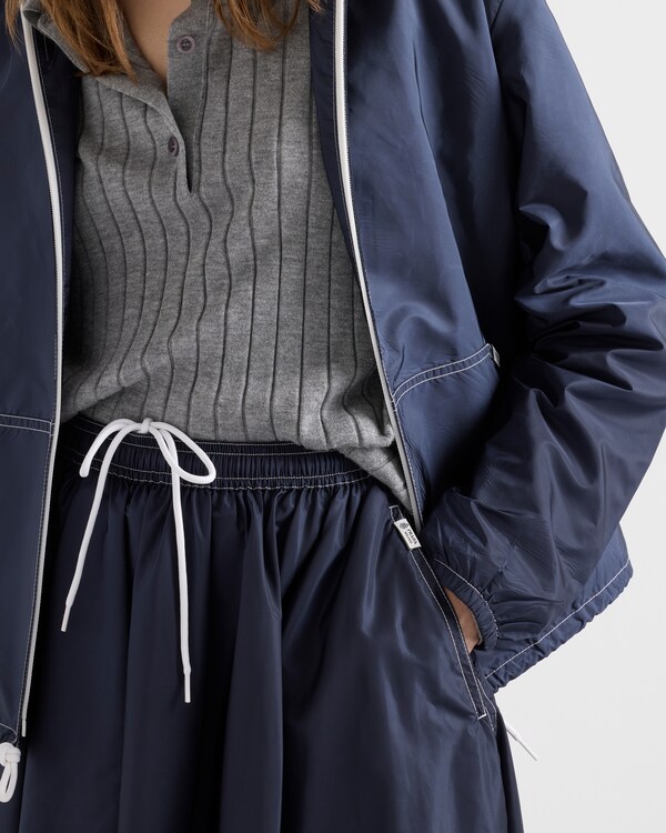 Light Re-Nylon full skirt - Blue Light Re-Nylon full skirt - Blue