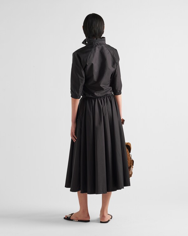 Full light Re-Nylon skirt - Black Full light Re-Nylon skirt - Black