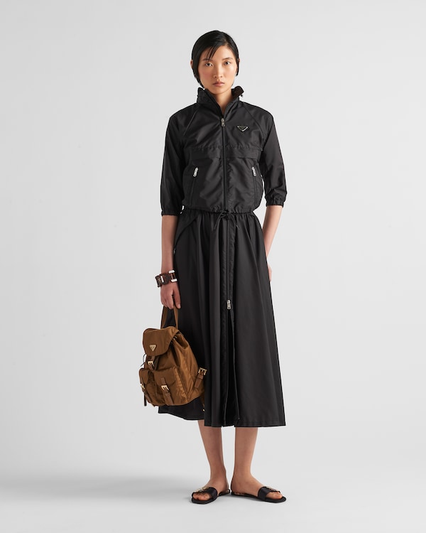 Full light Re-Nylon skirt - Black Full light Re-Nylon skirt - Black