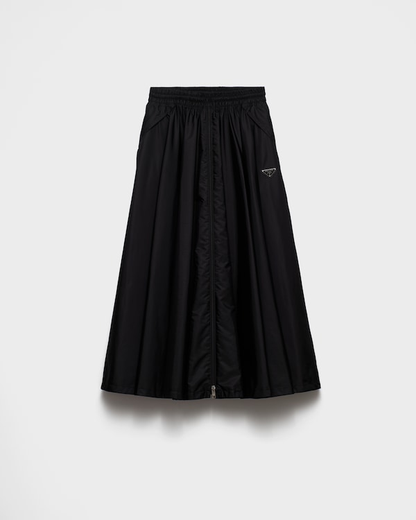 Full light Re-Nylon skirt - Black Full light Re-Nylon skirt - Black