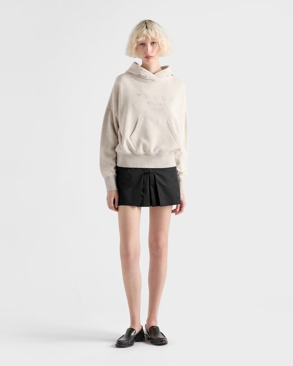 Re-Nylon miniskirt - Black Re-Nylon miniskirt - Black